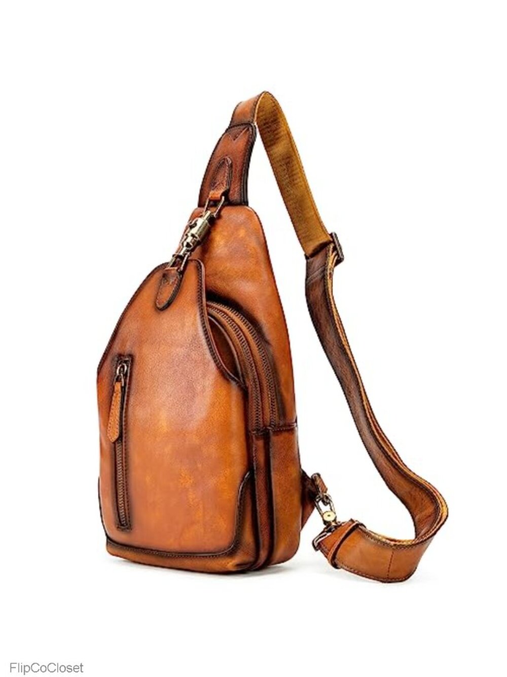 Genuine Leather Crossbody Sling Bag Handmade Classic Vintage Shoulder Purse